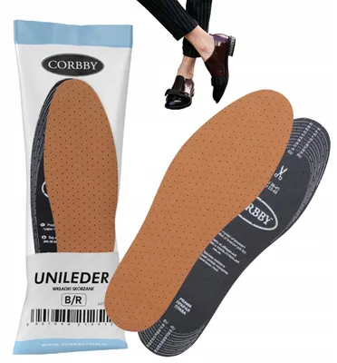 Produktbild von Corbby 1251 UNILEDER Einlegesohlen mit Latex und Aktivkohle