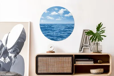 Produktbild von MuchoWow® - Wand Kreis - Das Schlafzimmer - Die Bilder - Wandmalerei - Kunst für das Haus - das Plastik