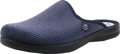 Produktbild von Fly Flot Herren Hausschuh bequeme Pantoffeln 220279, Größe:45 EU, Farbe:Blau