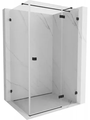Obrázek produktu pro Mexen Lunar T sprchový kout, pravé dveře 140 x 90 cm, transparentní, černý - 834T-140-090-70-00-P
