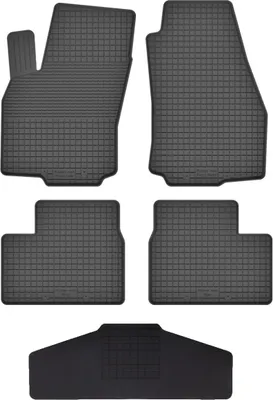 Produktbild von Gummi Fußmatten Set Für: Opel  Astra G (1998-2009) Gummimatten Schwarz