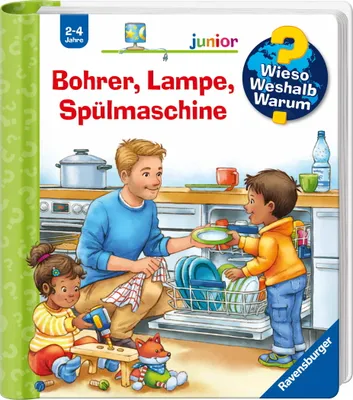Obrázek produktu pro Wieso? Weshalb? Warum? junior, Band 76 - Bohrer, Lampe, Spülmaschine