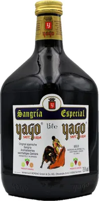 Produktbild von Yago Sangria Especial 1,5l Neue Flasche !!!!