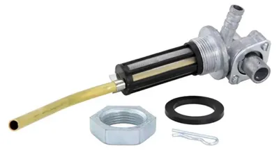 Productafbeelding van Benzinetankdop M24x1,5, aansluiting rechts, zonder hendel, voor Vespa V50, 90, N, S, SR, SS, Sprint, Super-Sprint / Primavera 125 (ET3)