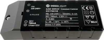 Immagine prodotto di Alimentatore LED Kapego 18W, 700mA