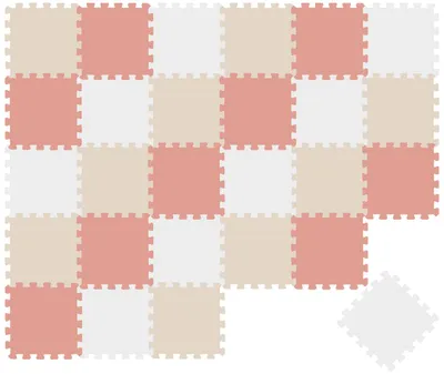 Produktbild von 27 Teile Spielmatte Baby Puzzlematte 30x30 Krabbelmatte Bodenmatte Kinderzimmer