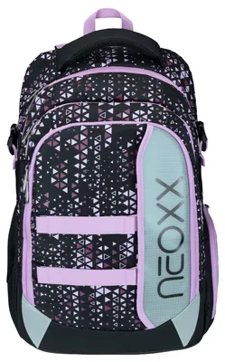 Image de neoxx sac d'école pour ordinateur portable Active Pro School Backpack Purple Crush lilas noir