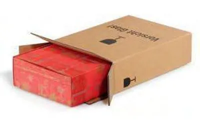 Produktbild von Versandkarton Maße 285x110x390mm Qualität 2.3BC braun post TRANSPAK