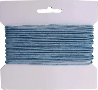 Produktbild von 10m gewachste Baumwollschnur / Wachsschnur 2mm, Schmuckschnur, Farbe wählbar