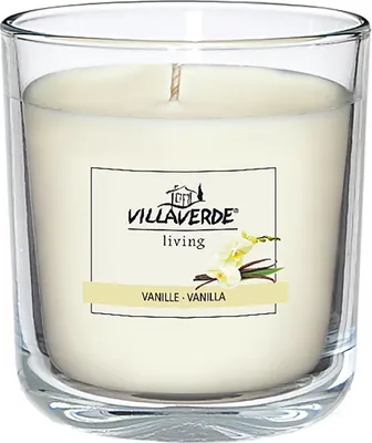 Produktbild von Villa Verde Duftkerze im Glas Vanille, Höhe: 8,8 cm, Ø 8 cm