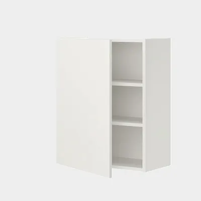 Zdjęcie produktu dla Szafki kuchenne IKEA ENHET, ścienna z 2 półkami/ drzwiami, biały, 60x32x75 cm
