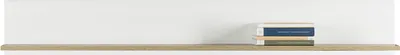Produktbild von Furniture24 Hängeregal Wandregal Wandboard Irma IM11 Eiche/Weiß Hochglanz