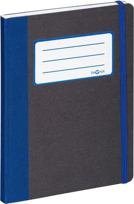 Produktbild von Pagna Notizbuch A5 Basic 160S kariert blau