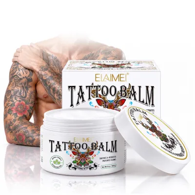 Produktbild von Tattoo Balm Creme Balsam Tätowierung Aftercare Hautpflege Feuchtigkeit Vegan 150g