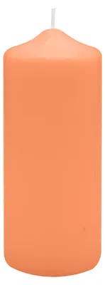 Produktbild von Spitzkopf Stumpen Kerzen Mango Orange 10 x Ø 9 cm, 6 Stück
