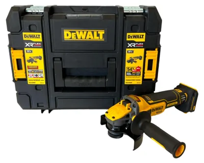 Zdjęcie produktu dla DeWALT DCG409NT-XJ, 9000 RPM, 12,5 cm, Bateria, 1,8 kg