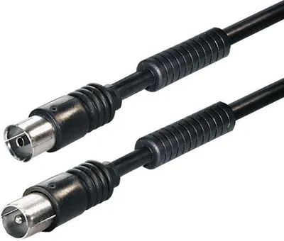 Obrázek produktu pro Hapena 13830, 3 m, koaxiální, koaxiální, černá