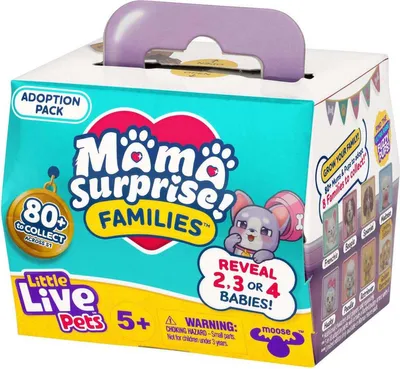 Obrázok produktu pre Moose Toys Little Live Pets Mama Surprise Families, Rodina, 5 rok / roky, Viacfarebný