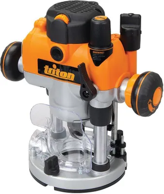 Produktbild von Triton Doppelfunktions-Oberfräse 1400W MOF001 H290mm L165mm B285mm 4.78kg für TWX7RT001 Werkzeugwechsel von oben Kohlebürsten leicht zugänglich