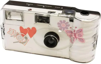 Productafbeelding van Wegwerpcamera Set - Feestcamera's - Momenten Vastleggen - Met Ingebouwde Flits - 15 Stuks - Wit