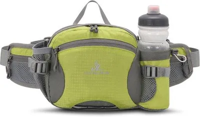 Produktbild von Famanu Hüfttasche mit mehreren Fächern und Flaschenhalter - Ideal für Wandern, Reisen und Sport