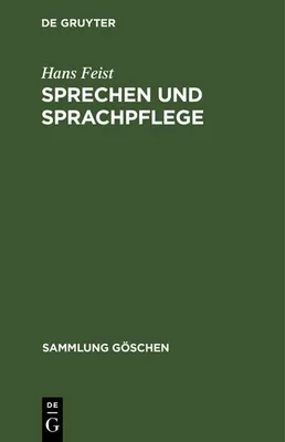 Produktbild von Sprechen und Sprachpflege