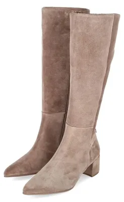 Productafbeelding van Högl dameslaarzen JOURNEY, taupe kleur, gemaakt van ruw leer, maat: 38,5