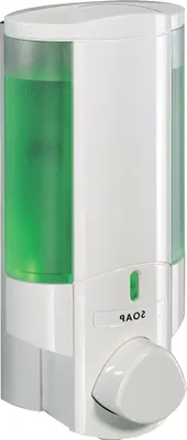 Produktbild von 66150 Aviva I Seifenspender - Weiß - Wandmontage - ohne Bohren