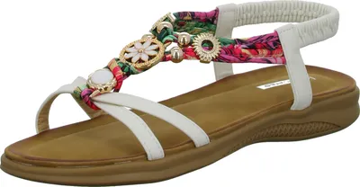 Produktbild von living UPDATED Damen-Sandalette Weiß, Farbe:weiß, EU Größe:37