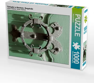 Produktbild von Calvendo Türklopfer in Weinheim / Bergstraße 1000 Teile Puzzle hoch 480x640mm, Andersen Ilona; 7387441