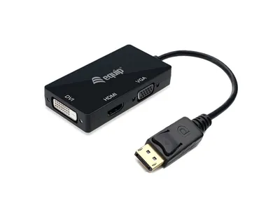 Produktbild von Equip DisplayPort-zu-VGA- / -HDMI- / -DVI-Adapter