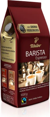 Produktbild von Tchibo Barista Espresso ganze Bohne, 8 kg (8 x 1 kg )