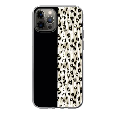 Produktbild von MuchoWow® Handyhülle Schutzhülle Hülle für iPhone 12 Pro Pantherdruck - Pelz - Tier Silikon Softcase Handy Hülle - Abdeckung