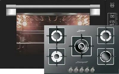 Produktbild von Herd Set/ Kaiser EH 9309 / Einbaubackofen + KCG 8382 / Gas-Kochfeld 77 cm
