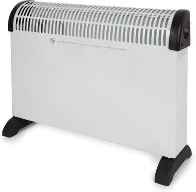 Immagine prodotto di Stufa radiante da 2000W, riscaldatore elettrico, con 3 livelli di riscaldamento, termostato, protezione contro il surriscaldamento (grado di protezione IP20)