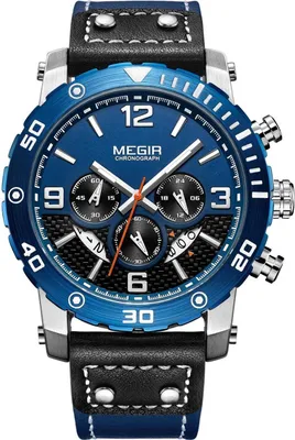 Produktbild von MEGIR FE-38565 Herren Uhr Blau/Schwarz KP38565