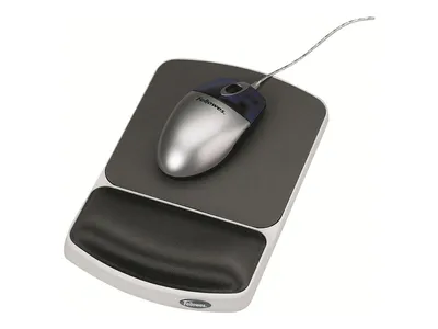 Immagine prodotto di Tappetino per mouse Fellowes con cuscino per il polso