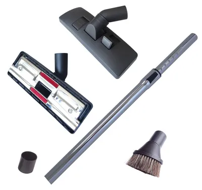 Image de Tube d'aspirateur 35mm, 272mm Suceur d'aspirateur & pinceau d'aspiration compatibles avec Kärcher WD 3.500