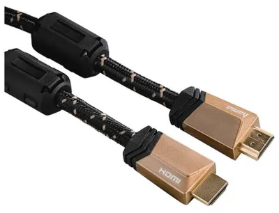 Produktbild von Hama HDMI M/M 1.5m, 1,5 m, HDMI Typ A (Standard), HDMI Typ A (Standard), 4096 x 2160 Pixel, 3D, 18 Gbit/s