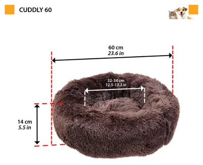 Obrázok produktu pre Ferplast Cuddly 60x14 cm Hundedecke Grau Grau One Size