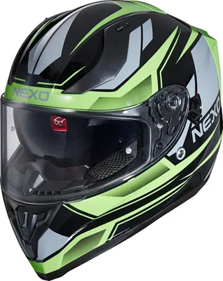 Produktbild von Nexo Integralhelm Sport II Grün Dekor #20 L