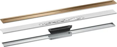 Immagine prodotto di hansgrohe AXOR Drain, set de finition pour caniveau, 1000mm, 42523140, 42523140