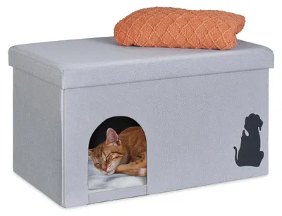 Produktbild von Faltbarer Katzenkorb und Hocker bis 100 kg