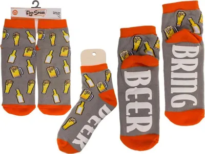 Produktbild von Socken Bier Geschenk für Männer Bierstrumpf mit ABS-Sohle in 36-45