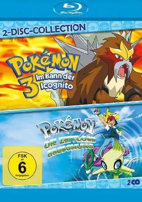Produktbild von Pokémon 3 - Im Bann der Icognito / Pokémon 4 - Die zeitlose Begegnung