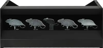 Produktbild von vidaXL Magnetischer Scheibenkasten Kugelfang 4+1 Ziele im Maus-Design