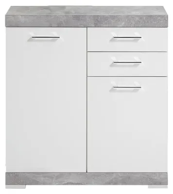 Image de CALICOSY - Buffet avec 2 Portes et 2 Tiroirs L80cm - Bristol