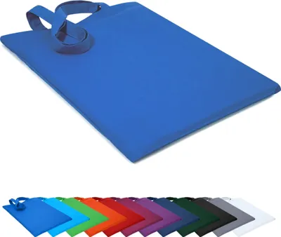 Produktbild von Baumwolltasche 38x42cm Stofftasche Tragetasche Beutel Einkaufstasche Stoffbeutel Tasche, in Farbe: Royalblau