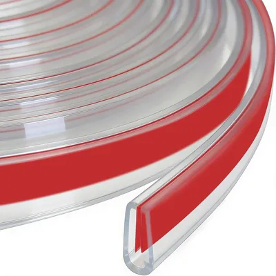 Produktbild von Kantenschutz 3 m, U-Profil, 4-5 mm, selbstklebend, transparent, für Autotüren