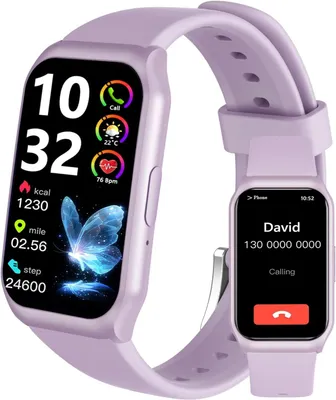 Produktbild von Smartwatch 1,45" HD mit Telefonfunktion, Wasserdicht Aktivitätstracker Sportmodi, Fitness Tracker mit Herzfrequenz Schlafmonitor Schrittzähler